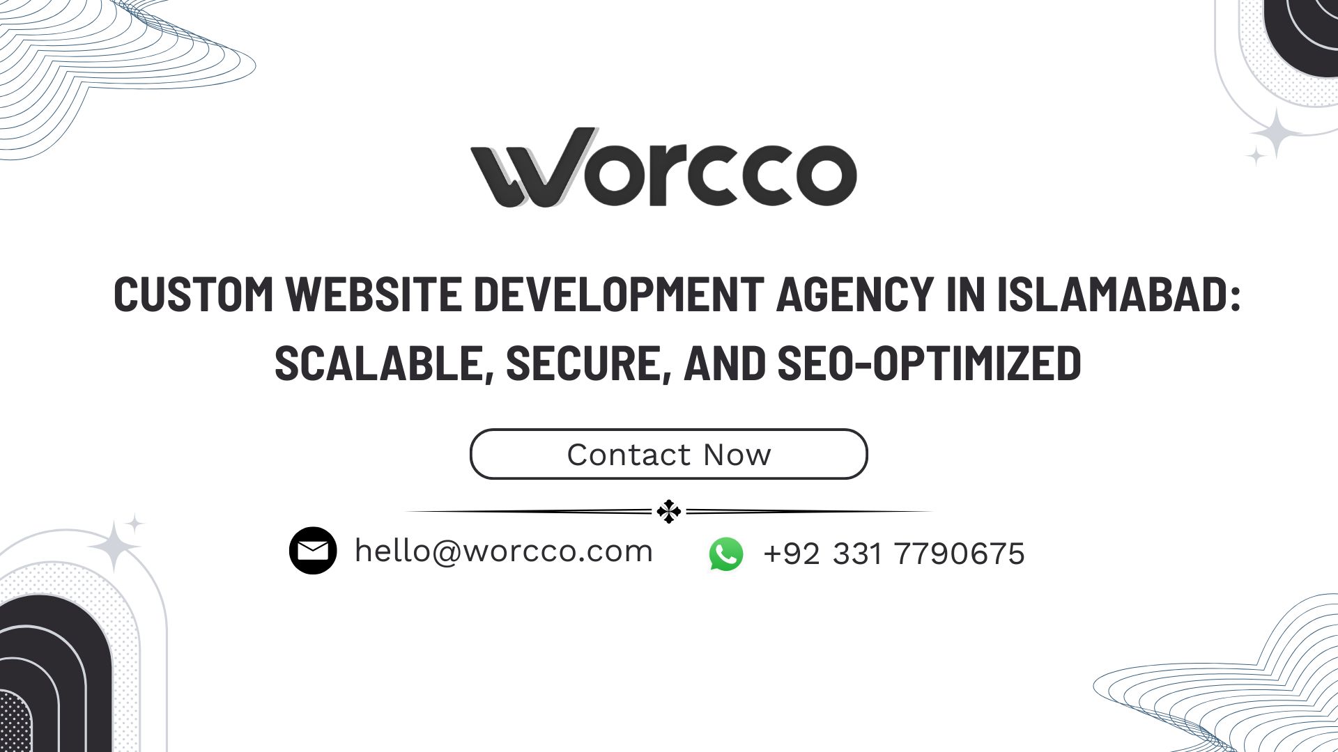 Custom Website Development Agency in Islamabad: Scalable, Secure, and SEO-Optimized